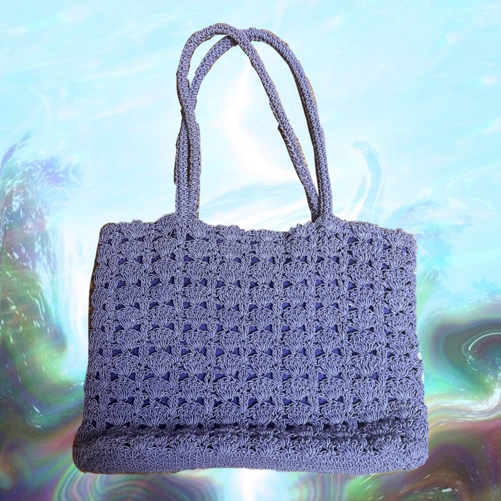 Purple Beaded Y2K Bag